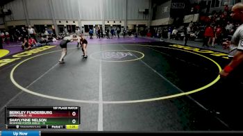 107 lbs 1st And 3rd - Berkley Funderburg, Dumas (Girls) vs Shaylynne Nelson, Richmond Foster (Girls)