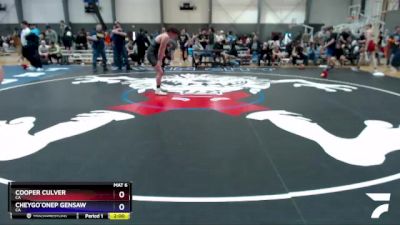 149 lbs Round 5 - Cooper Culver, CA vs Cheygo`onep Gensaw, CA