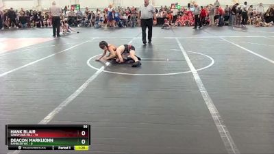 56 lbs Round 1 (6 Team) - Deacon Markijohn, Rambler WC vs Hank Blair, Wrestling Mill