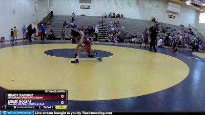 82 lbs 1st Place Match - Brady Ramirez, Contenders Wrestling Academy vs Derek Rogers, Franklin Central Wrestling Club