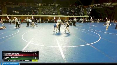 132 lbs Cons. Round 3 - Lane Lambert, Iowa vs Santos Coreas, North Liberty Wrestling Club