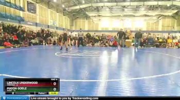 95 lbs Semis (4 Team) - Lincoln Underwood, Portage vs Mason Goelz, Avon