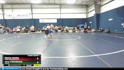 72+ Champ. Round 1 - Brock Morris, Hawk Wrestling Club vs Pete Stephenson, Suples