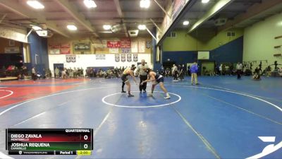 132 lbs Quarterfinal - Joshua Requena, Camarillo vs Diego Zavala, Montebello