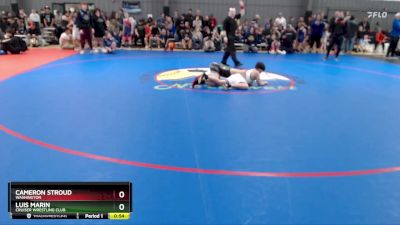 120 lbs Quarterfinal - Cameron Stroud, Washington vs Luis Marin, Cruiser Wrestling Club