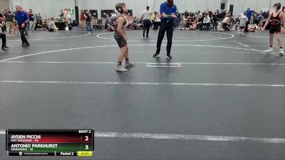 100 lbs Round 1 (4 Team) - Hunter Kapitula, Mat Assassins vs Hunter Singer, Warhawks