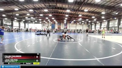 96 lbs Rd# 10- 4:00pm Saturday Final Pool - Leon Melton, Maryland GOLD vs Calan Childress, Cali Red