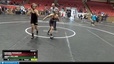 110 lbs Round 3 - Brayden Clendenin, Malvern Hornets vs Cain Rock, Unattached