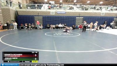 85 lbs Cons. Round 2 - Kenneth Richards, Bulldog Wrestling Club vs Jordan Ineck, Idaho Gold