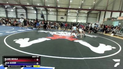 120 lbs Quarterfinal - Blake Nevils, ID vs Jack Baker, CA