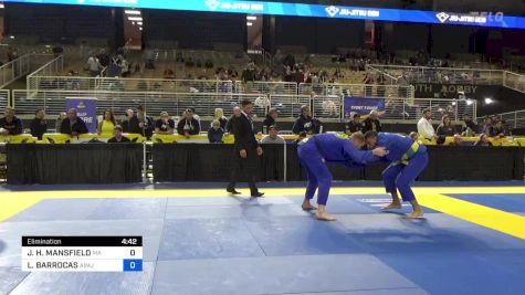 JAMES H. MANSFIELD vs LEON BARROCAS 2024 Pan Jiu Jitsu IBJJF Championship