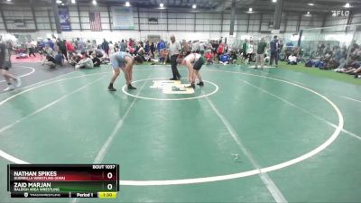 190 lbs Quarterfinal - Zaid Marjan, Raleigh Area Wrestling vs Nathan Spikes, Guerrilla Wrestling (GWA)