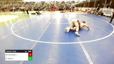 220 lbs Quarterfinal - Mason Christian, MT vs Dillon Glick, WY