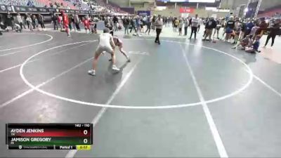 110 lbs Champ. Round 1 - Jamison Gregory, MI vs Ayden Jenkins, TN