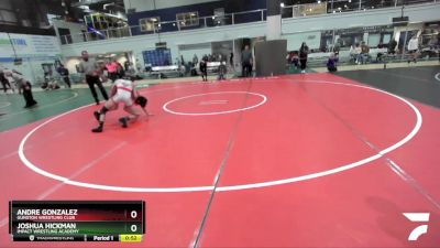 147 lbs Round 3 - Joshua Hickman, Impact Wrestling Academy vs Andre Gonzalez, Gunston Wrestling Club