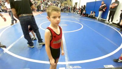 46 lbs Round Of 16 - Knox Branham, Vian Wrestling Club vs Dugan Allen, Barnsdall Youth Wrestling