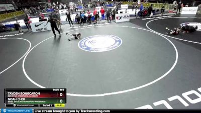 45 lbs Semifinal - Tayden Bongcaron, Red Star Wrestling Academy vs Noah Choi, RBWC (Rancho Bernardo Wrestling Club)