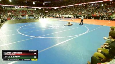 D2-132 lbs Quarterfinal - Easton Worachek, Luxemburg-Casco vs Jackson Blaken, Gale-Ett.-Tr./Mel.-Min.