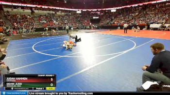 D1-170 lbs Champ. Round 1 - Devin Judd, Reedsburg Area vs Judah Hammen, Kaukauna