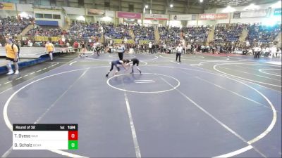 80 lbs Round Of 32 - Tristen Dyess, War vs Dublin Scholz, Bennett Wrestling Club