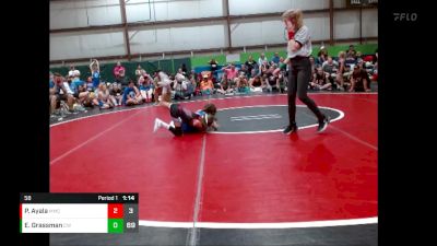 58 lbs Quarterfinals (8 Team) - Emery Grassman, Cleveland Wrestling vs Piper Ayala, Midwest Mat Catz