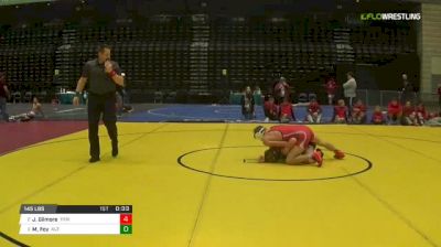 145 lbs Consi of 4 - Jaxen Gilmore, Yukon vs McKay Foy, Altamont