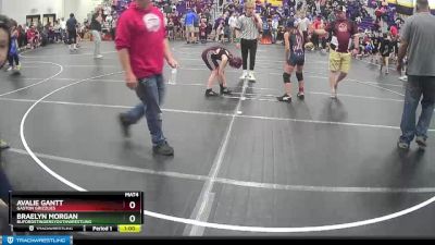 75 lbs Round 3 - Braelyn Morgan, BufordStingersYouthWrestling vs Avalie Gantt, Gaston Grizzlies