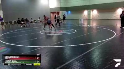 220 lbs Round 4 (6 Team) - Hadyn Ball, Indiana Smackdown Gold vs Kenneth Dean, SOWA