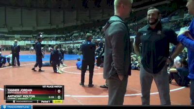 125 lbs Finals (2 Team) - Tanner Jordan, South Dakota State vs Anthony Molton, Campbell University