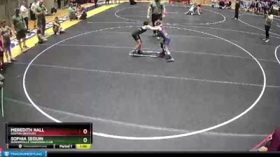 58 lbs Round 3 - Meredith Hall, Gaston Grizzlies vs Sophia Seguin, Summerville Takedown Club