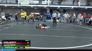 96 lbs Round 2 (8 Team) - Marcus Lawler, Team Nauman vs Jacob Lawrence, East Coast Elite