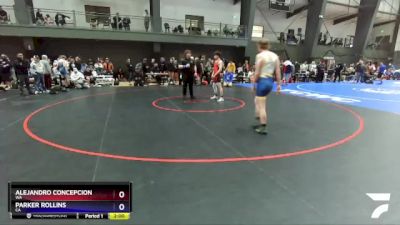 138 lbs Champ. Round 1 - Alejandro Concepcion, WA vs Parker Rollins, CA