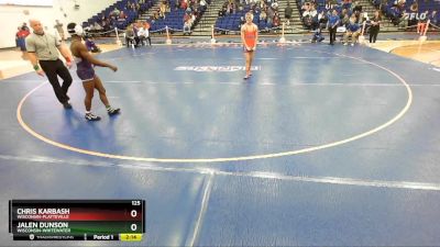 125 lbs Cons. Semi - Jalen Dunson, Wisconsin-Whitewater vs Chris Karbash, Wisconsin-Platteville