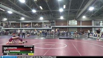 157 lbs Quarterfinal - Blake Jagodzinske, Augsburg vs Kael Scranton, Coe