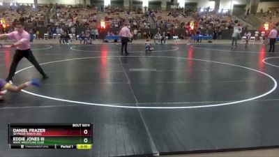 80 lbs Quarterfinal - Eddie Jones Iii, Wave Wrestling Club vs Daniel Frazer, Seymour Wrestling