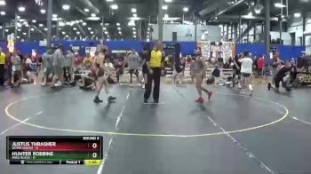 108 lbs Round 5 (6 Team) - Hunter Robbins, ARES Black vs Justus Thrasher, Death Squad
