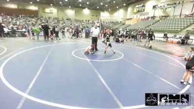 46 lbs Quarterfinal - Ismael Valdez, Klamath Basin Warriors vs Lennox Caro, Mat Demon WC