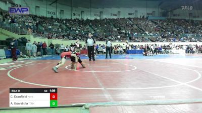 88 lbs Round Of 64 - Camden Cranfield, Poteau vs Antonio Guardiola, Tonkawa