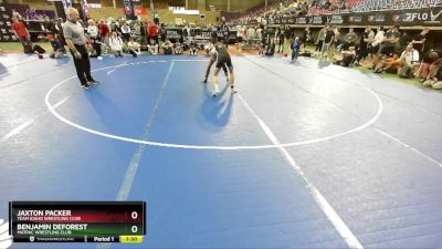 126 lbs Semifinal - Jaxton Packer, Team Idaho Wrestling Club vs Benjamin DeForest, MATPAC Wrestling Club