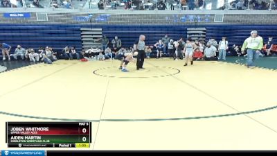 120 lbs Cons. Round 3 - Joben Whitmore, Upper Valley Aces vs Aiden Martin, Middleton Wrestling Club