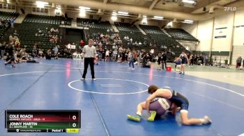 140 lbs Placement Matches (8 Team) - Cole Roach, Kearney Matcats - Gold vs Jonny Martin, G.I. Grapplers