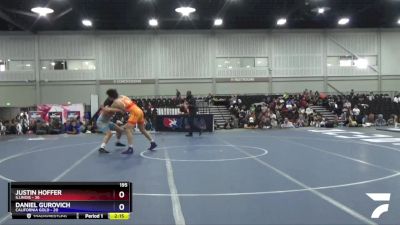 195 lbs Placement Matches (8 Team) - Justin Hoffer, Illinois vs Daniel Gurovich, California Gold