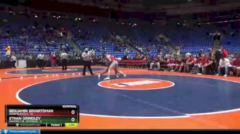 170 lbs Semis & 1st Wrestleback (8 Team) - Ethan Grindley, Mahomet (M.-Seymour) vs Benjamin Shvartsman, Deerfield (H.S.)