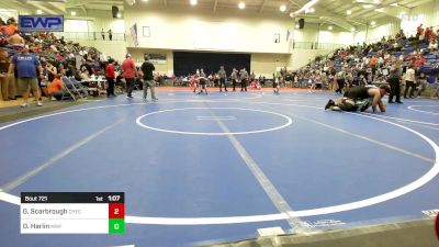 285 lbs Semifinal - Gabriel Scarbrough, Checotah Matcats vs Devin Harlin, Muskogee Wrestling Federation