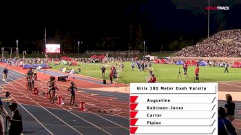 High School Girls' 200m Varsity, Final