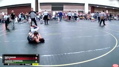 95 lbs Round 3 (6 Team) - Tate Ragan, Ares vs Hudson Comstock, Untouchables