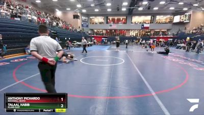 120 lbs Semifinal - Anthony Pichardo, Rockwall Heath vs Talaal Habib, Plano East