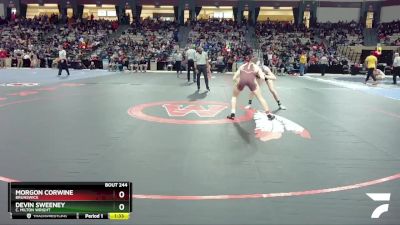 150-2A/1A Quarterfinal - Devin Sweeney, C. Milton Wright vs Morgon Corwine, Brunswick