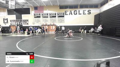 165 lbs Quarterfinal - Lucas Rosen, Staples vs Marcello Tumminello, Ridgefield