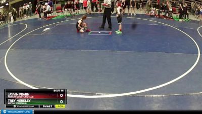 53 lbs Cons. Round 2 - Trey Merkley, Uintah Wrestling vs Jayvin Fearn, Morgan Wrestling Club